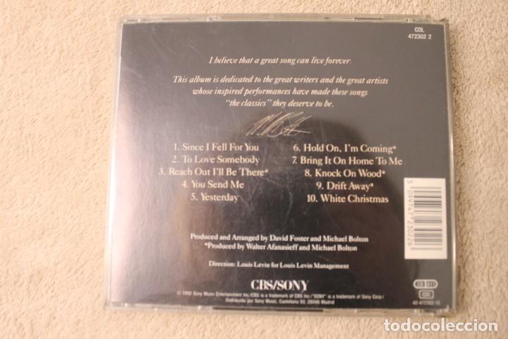 CDs de m&uacute;sica: MICHAEL BOLTON TIMELESS THE CLASSICS CD 1992 - Foto 2