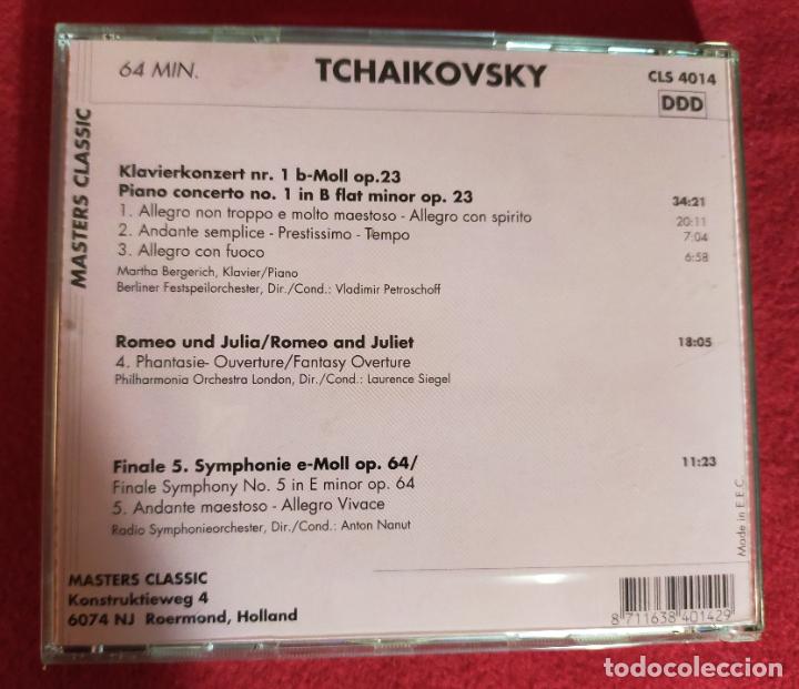 CDs de m&uacute;sica: MASTERS CLASSIC - TSCHAIKOWSKY - CD - Foto 2