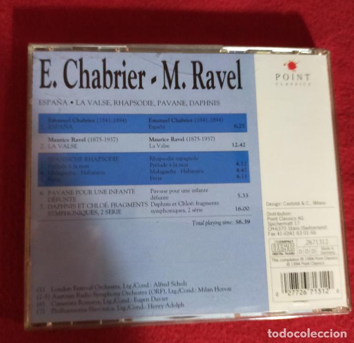 CDs de m&uacute;sica: CHABRIER - RAVEL - CD - Foto 2