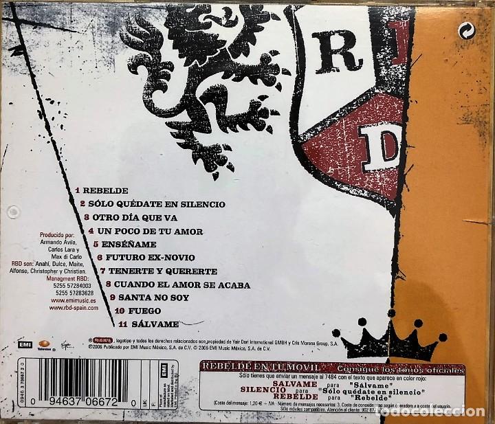 CDs de m&uacute;sica: RBD ● Rebelde ● CD, Album, Enhanced - Foto 2