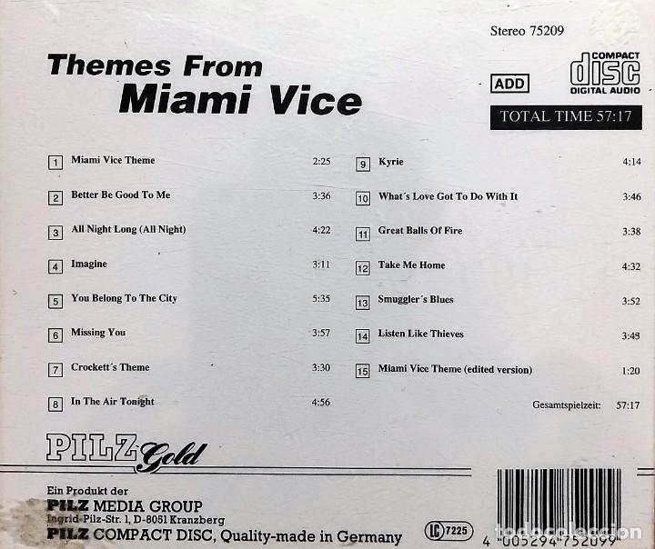 CDs de m&uacute;sica: Various - Themes From Miami Vice - Foto 2