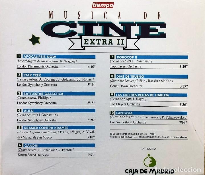 CDs de m&uacute;sica: Various ● Musica De Cine: Extra II ● CD, Compilation - Foto 2