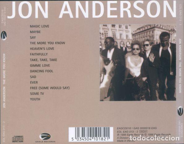 CDs de m&uacute;sica: Jon Anderson - The More You Know - Foto 2
