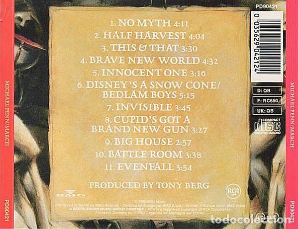 CDs de m&uacute;sica: Michael Penn - March - Foto 2