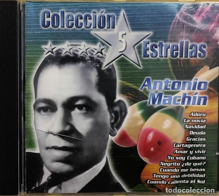CDs de m&uacute;sica: COLECCION 5 ESTRELLAS - ANTONIO MACHIN - CD - Foto 1
