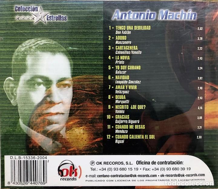 CDs de m&uacute;sica: COLECCION 5 ESTRELLAS - ANTONIO MACHIN - CD - Foto 2