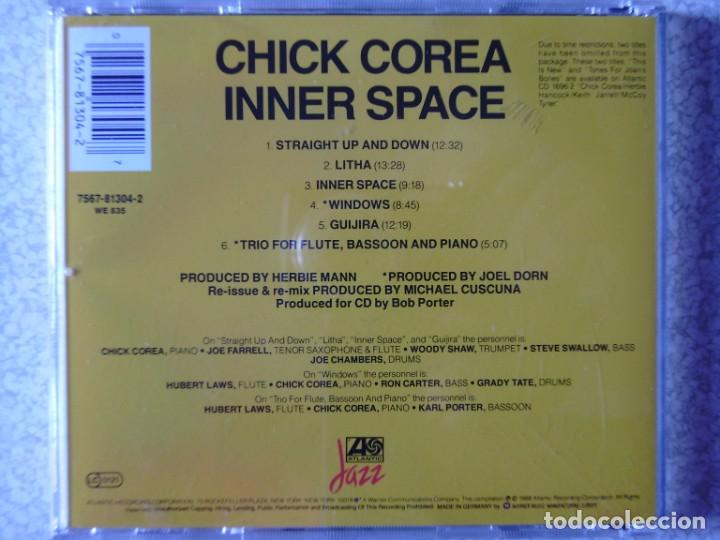 CDs de m&uacute;sica: CHICK COREA.INNER SPACE...RARO - Foto 2