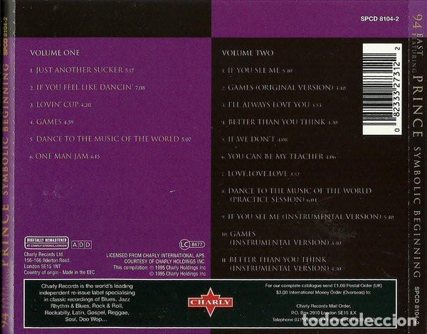 CDs de m&uacute;sica: Prince - 94 East (2 CD) - Foto 2
