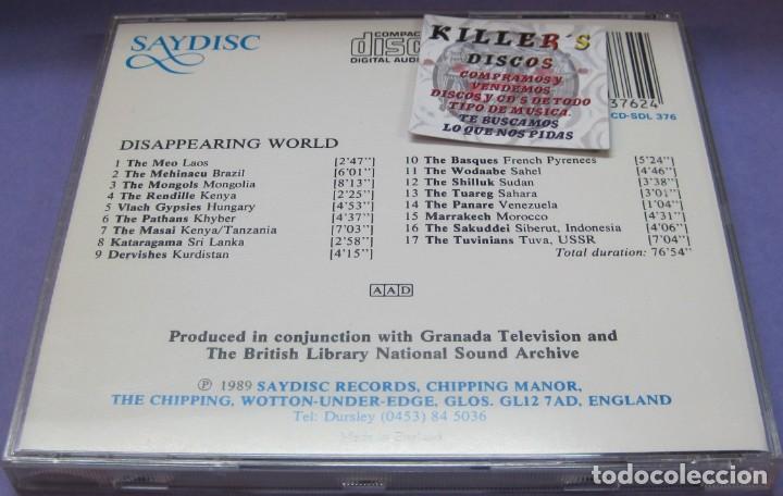 CDs de m&uacute;sica: Disappearing World - CD - Foto 2