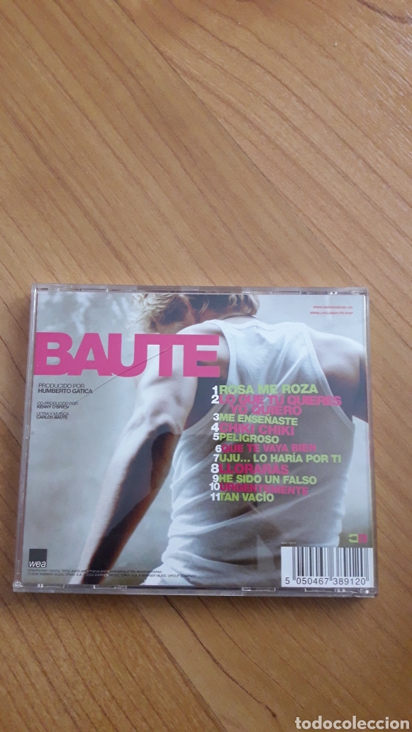 CDs de m&uacute;sica: CARLOS BAUTE. PELIGROSO - Foto 2