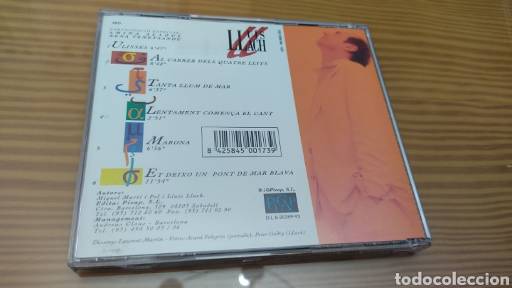 CDs de m&uacute;sica: Cd LLUIS LLACH &rdquo;UN PONT DE MAR BLAVA&rdquo; - Foto 2