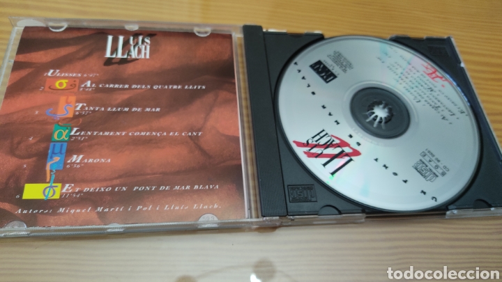 CDs de m&uacute;sica: Cd LLUIS LLACH &rdquo;UN PONT DE MAR BLAVA&rdquo; - Foto 3