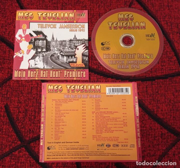 Music CDs: MEG TEVELIAN ** Televox Jamsession Berlin 1942 ** CD ORIGINAL 2002