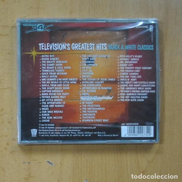 CDs de m&uacute;sica: VARIOUS - TELEVISIONS GREATEST VOLUME 4: HITS BLACK & WHITE CLASSICS - CD - Foto 2