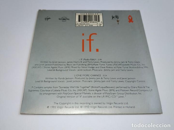 CDs de m&uacute;sica: Janet Jackson - If (CD, Single, Car) - Foto 2