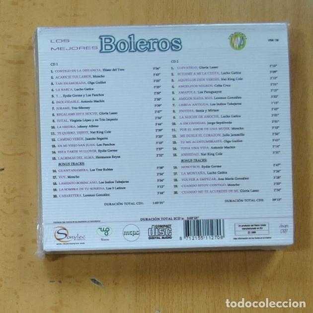 CDs de m&uacute;sica: VARIOUS - LOS MEJORES BOLEROS - 2 CD - Foto 2