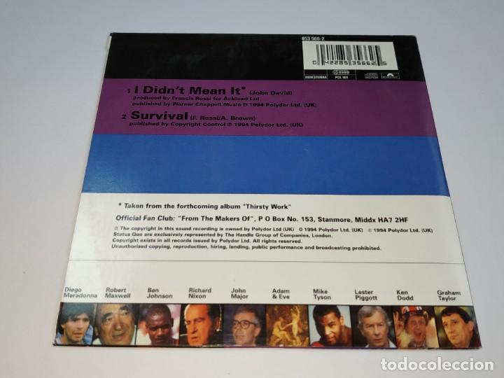 CDs de m&uacute;sica: Status Quo - I Didnt Mean It (CD) - Foto 2