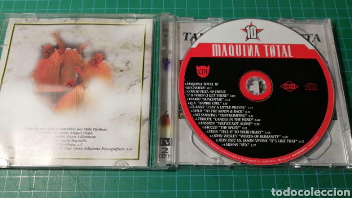 CDs de m&uacute;sica: Maquina total 10 - Foto 3