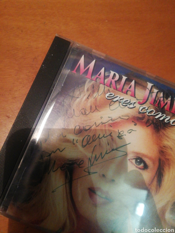 CDs de m&uacute;sica: Mar&iacute;a Jim&eacute;nez eres como eres (firmado) -2 - Foto 2