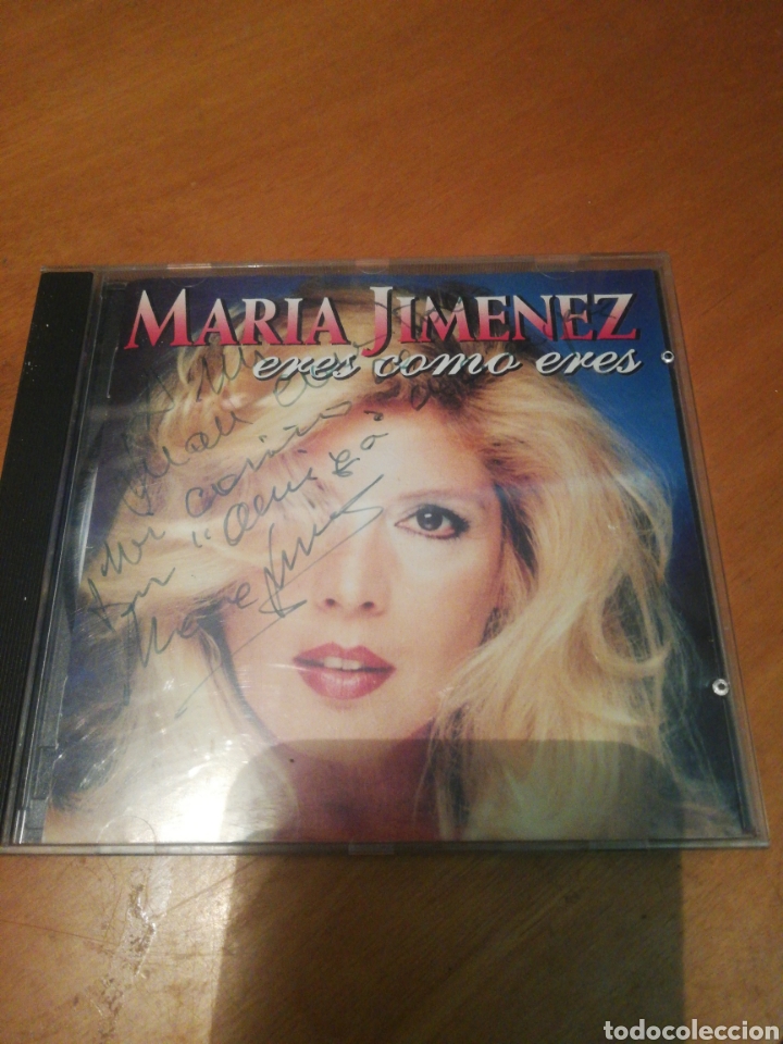 CDs de m&uacute;sica: Mar&iacute;a Jim&eacute;nez eres como eres (firmado) -2 - Foto 1