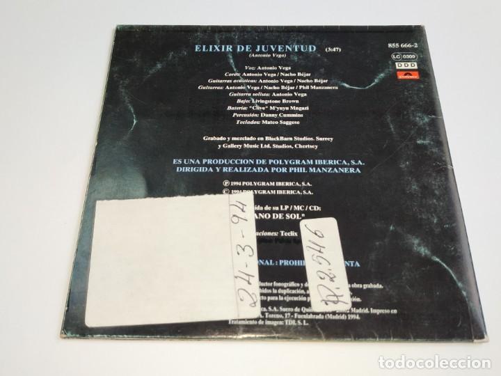 CDs de m&uacute;sica: Antonio Vega - Elixir De Juventud (CD, Single, Promo) - Foto 2