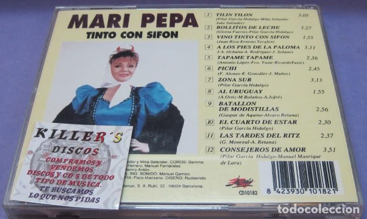 CDs de m&uacute;sica: Mari Pepa - Tinto con Sif&oacute;n - CD - Foto 2
