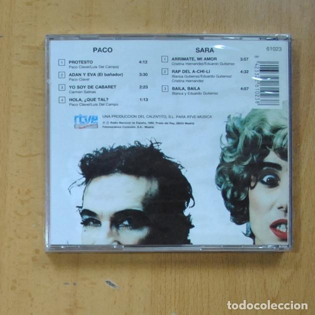CDs de m&uacute;sica: PACO CLAVEL / SARA GOSSA - DUPLEX - CD - Foto 2