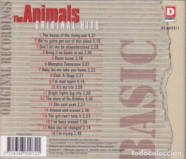 CDs de m&uacute;sica: The Animals - Original Hits - CD - Foto 2