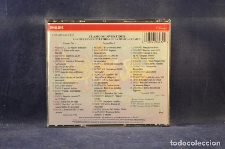 CDs de m&uacute;sica: VARIOS &lrm;- CLASICOS DIVERTIDOS - 2 CD - Foto 2