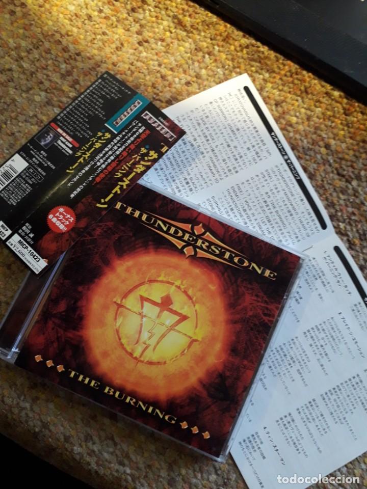 CDs de m&uacute;sica: Thunderstone , The Burning , CD 2004 Japan , estado impecable. - Foto 1