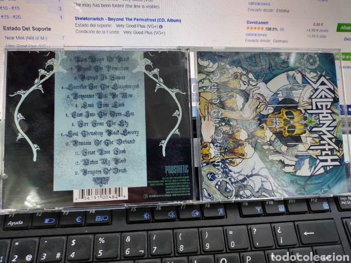 CDs de m&uacute;sica: Skeletonwitch cd beyond the permafrost 2007 - Foto 1