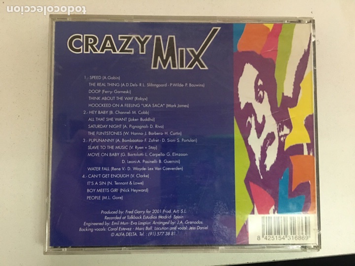 CDs de m&uacute;sica: CD CRAZY MIX - Foto 3