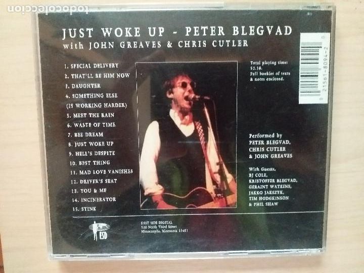CDs de m&uacute;sica: CD. PETER BLEGVAD. Just Woke Up. - Foto 2