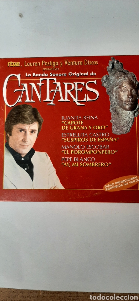 CDs de m&uacute;sica: CANTARES banda sonora original cd - Foto 1