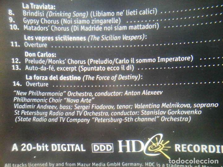 CDs de m&uacute;sica: CD High Definition Classics: Verdi - Choirs and Overtures. - Foto 3