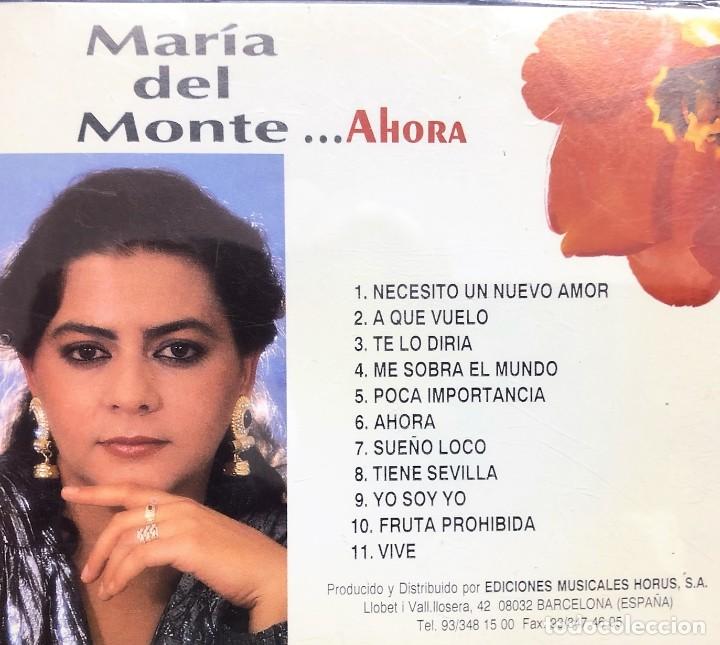 CDs de m&uacute;sica: Mar&iacute;a Del Monte - Ahora - Foto 2