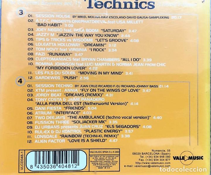 CDs de m&uacute;sica: Various &lrm;&ndash; Technics: The Original Sessions Vol. IV - Foto 4