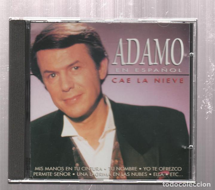 CDs de m&uacute;sica: ADAMO- EN ESPA&Ntilde;OL-CAE LA NIEVE - Foto 1