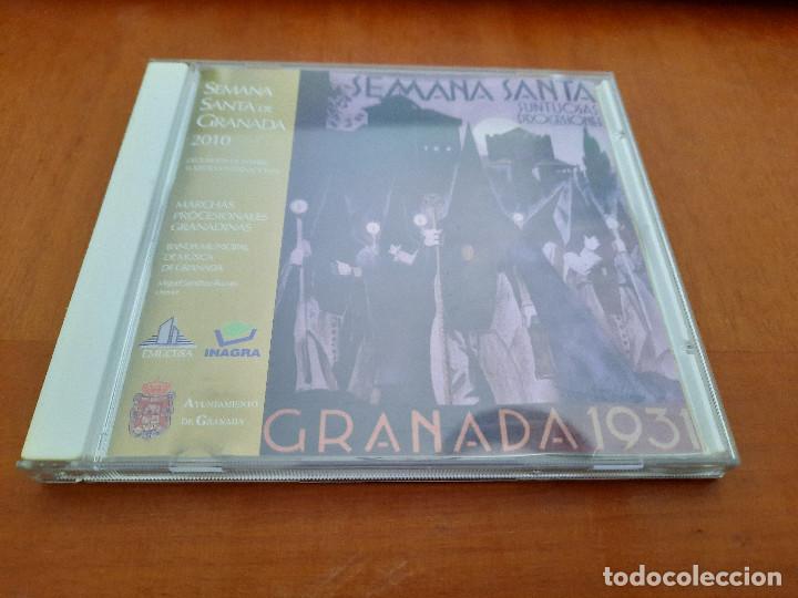 Music CDs: SEMANA SANTA GRANADA 2010. MARCHAS PROCESIONALES GRANADINAS. CD BUEN ESTADO CON 10 TEMAS. DIFICIL