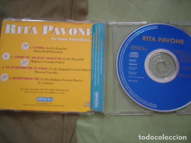 CDs de m&uacute;sica: Rita Pavone No Solo Nostalgia... (cd-single+3) - Foto 2