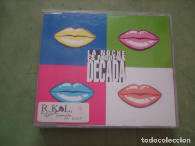CDs de m&uacute;sica: La D&eacute;cada Prodigiosa &lrm; La Noche Es Morena (cd-single) - Foto 1