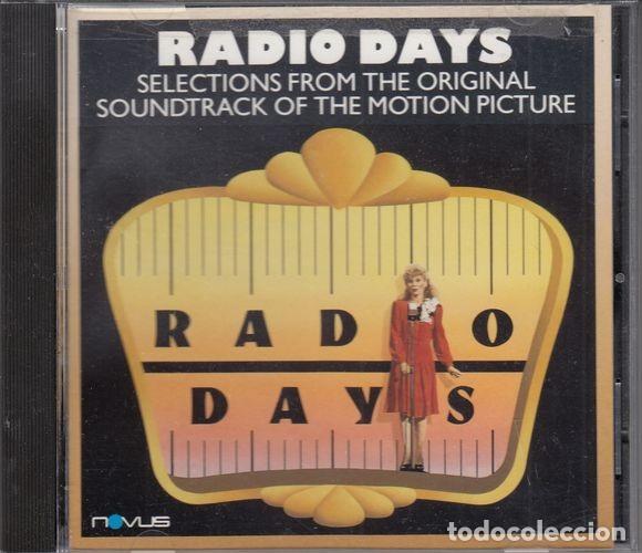 CDs de M&uacute;sica: DIAS DE RADIO BSO BANDA SONORA ORIGINAL - WOODY ALLEN - RADIO DAYS - SOUNDTRACK - CD C-24
