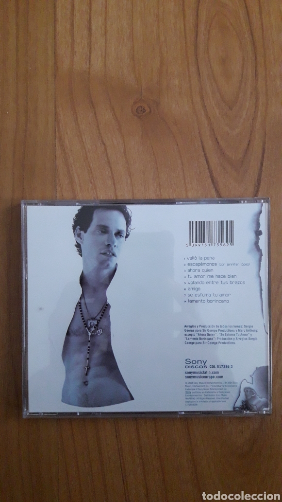 CDs de m&uacute;sica: MARC ANTHONY. VALI&Oacute; LA PENA - Foto 2