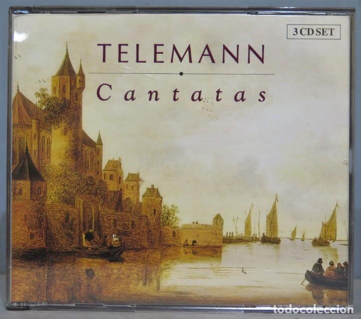 CDs de m&uacute;sica: 3 CD. CANTATAS. TELEMANN - Foto 1
