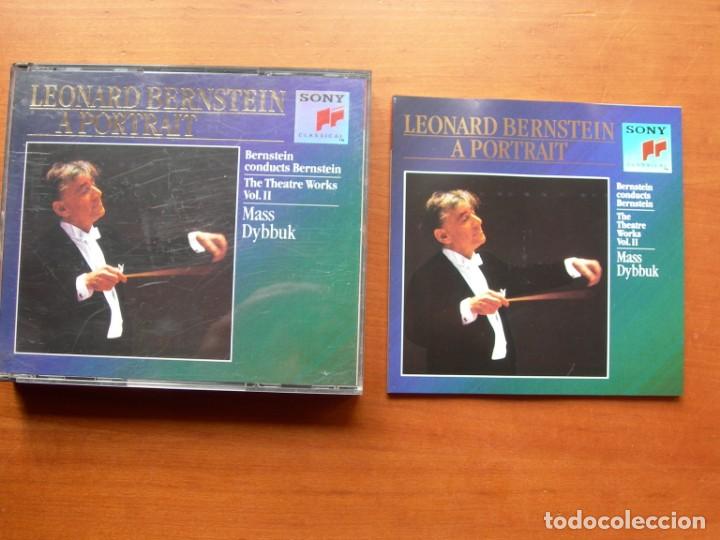 CDs de m&uacute;sica: LEONARD BERNSTEIN - A PORTAIT / 3 CDS + LIBRETTO - Foto 1
