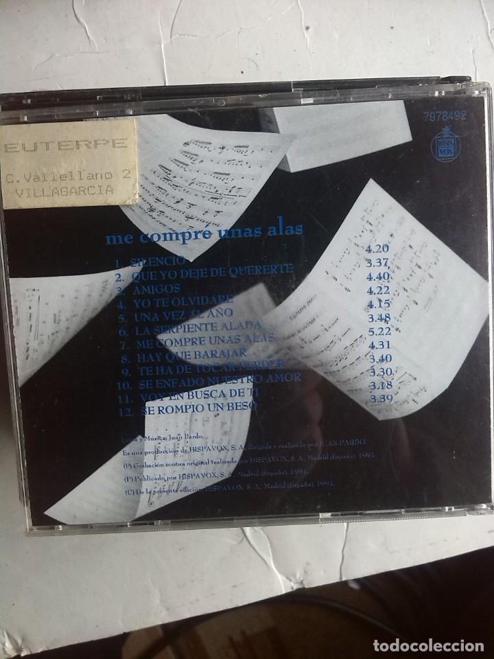 CDs de m&uacute;sica: JUAN PARDO - ME COMPR&Eacute; UNAS ALAS - Foto 2