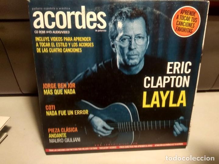 CDs de m&uacute;sica: CD ACORDES NUMERO 49 ( ERIC CLAPTON + COTI ) - Foto 1