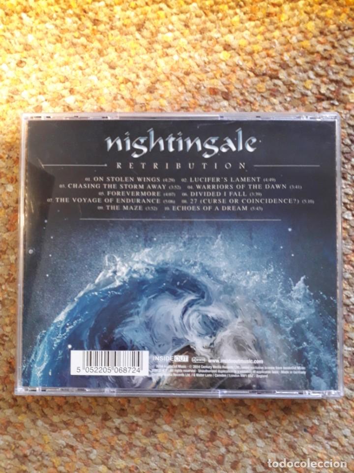 CDs de m&uacute;sica: Nightingale , Retribution , CD 2014 Germany , estado impecable, hard Rock, progresivo - Foto 2