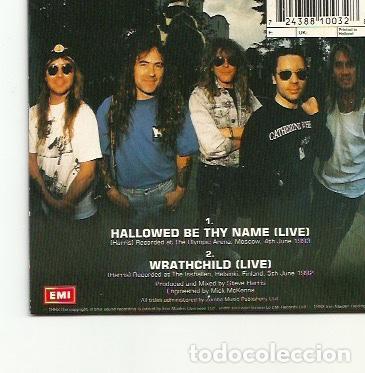 CDs de m&uacute;sica: IRON MAIDEN. Hallowed be thy name (cd single 1993) - Foto 2