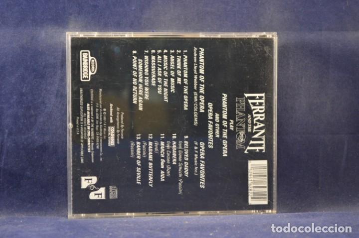 CDs de m&uacute;sica: FERRANTE - FERRANTE AND THE PHANTOM OF THE OPERA - CD - Foto 2
